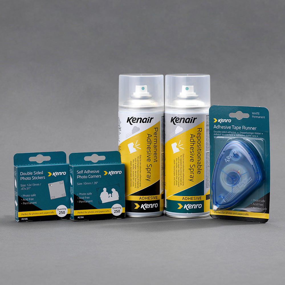 Kenro photo adhesives range