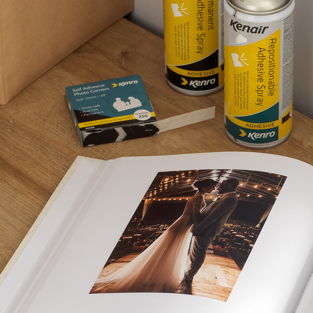 Kenro photo corners in use