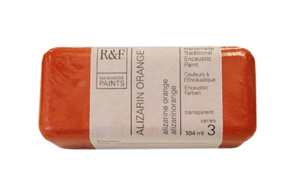 R&F Encaustic Paint 104ml – Alizarin Orange