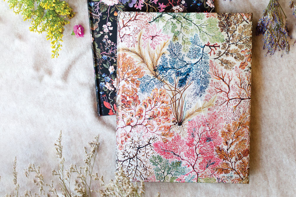 Paperblanks 2027 Anemone Midi Hardback Diary – Week-to-View Horizontal – design detail