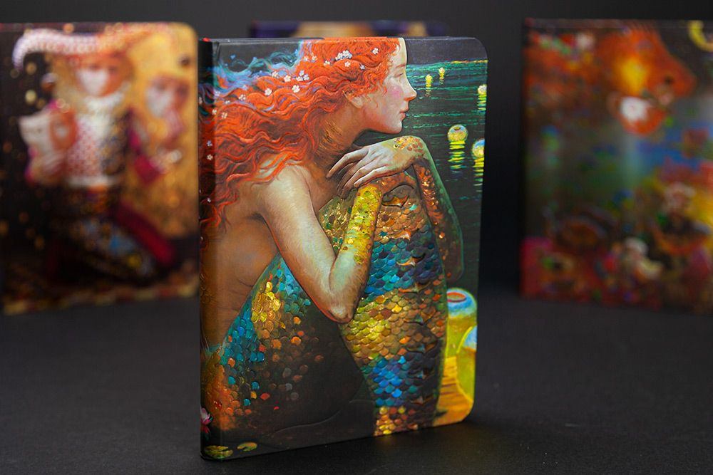 Paperblanks Anticipation Mini Softback Flexi Journal – Plain, 208 Pages – design detail
