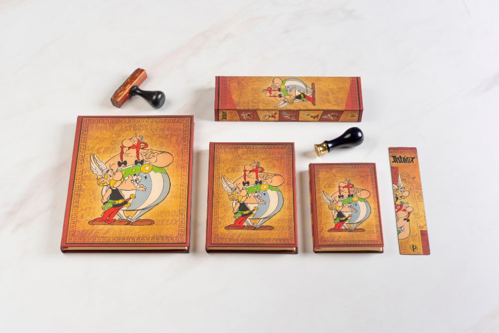 Paperblanks Asterix & Obelix Ultra Hardback Journal – Plain, 144 Pages – design detail