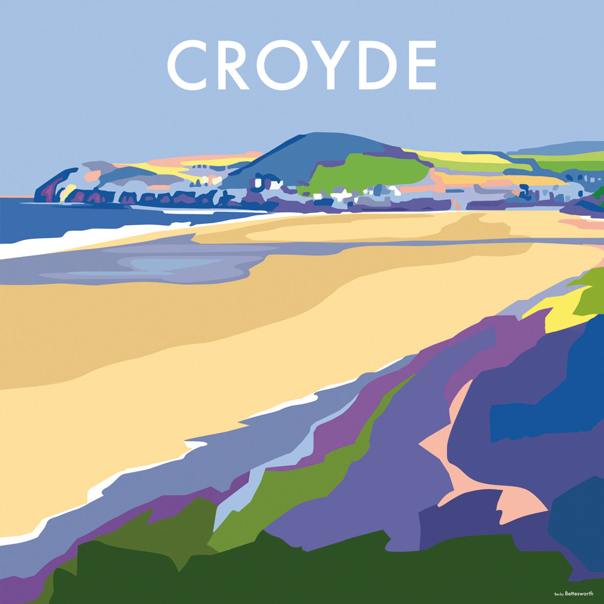 Croyde, North Devon Card by Becky Bettesworth