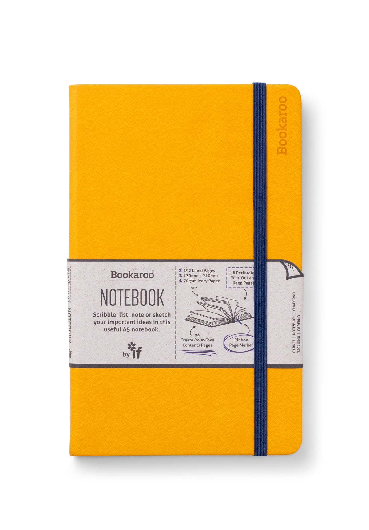 Bookaroo A5 Notebook - Yellow