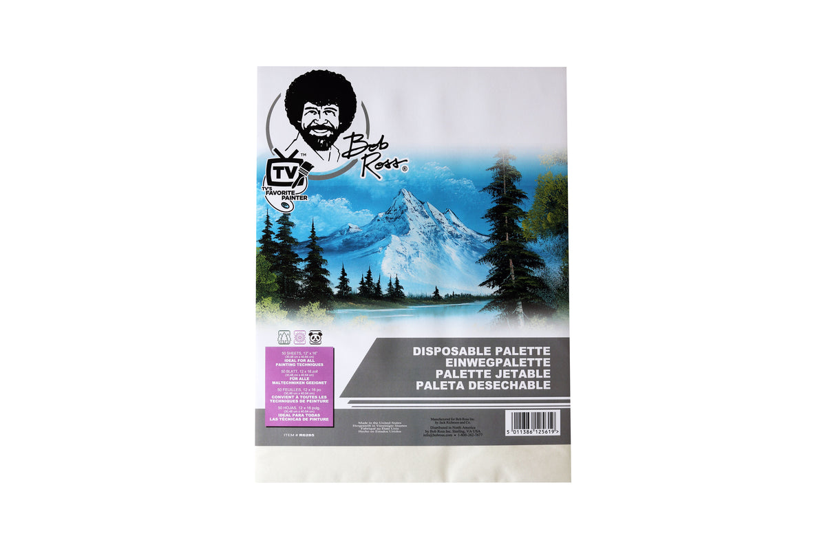 Bob Ross Tear-Off Disposable Palette 12 x 16in