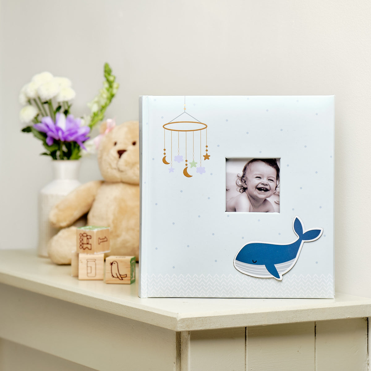 Kenro Baby Animals blue whale baby album – lifestyle