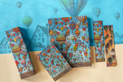 Paperblanks 2027 Balloon Festival Midi Softback Flexi Diary – Day-per-Page – design detail