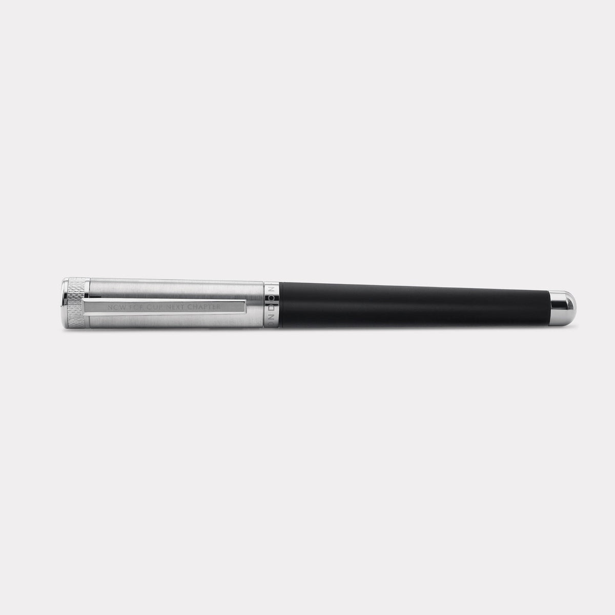 Thomas Slim Barley Classic Fountain Pen – Classic Black & Steel
