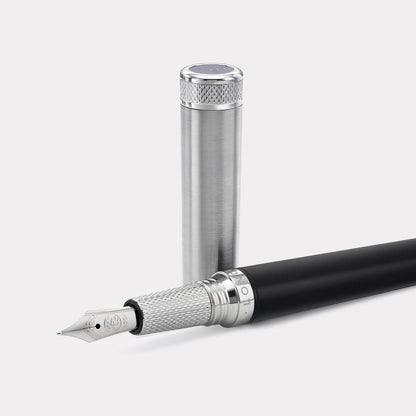 Thomas Slim Barley Pen Set – Classic Black & Steel