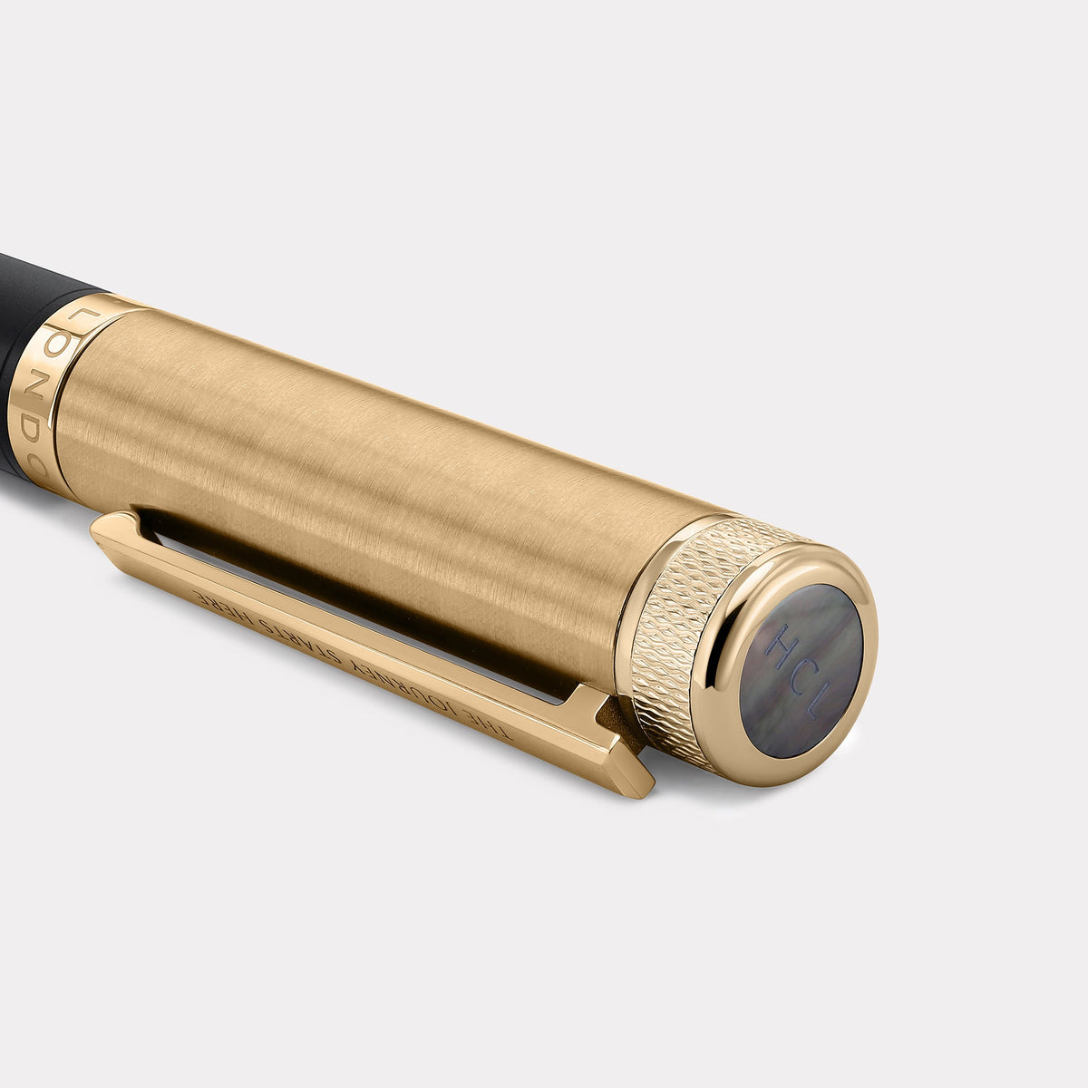 Thomas Slim Barley Classic Rollerball Pen – Classic Black & Gold