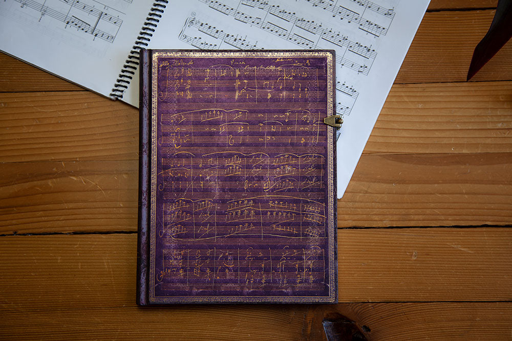 Paperblanks Beethoven’s 250th Birthday Ultra Hardback Journal – Lined, 144 Pages – design detail
