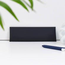 VENT RECLAIM Recycled Leather Pen & Pencil Pouch – Navy Blue