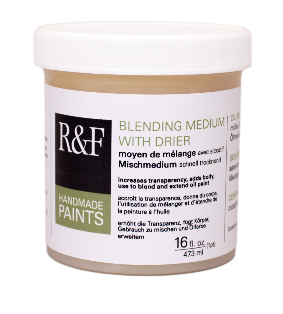 R&F Blending Medium with Drier 16oz