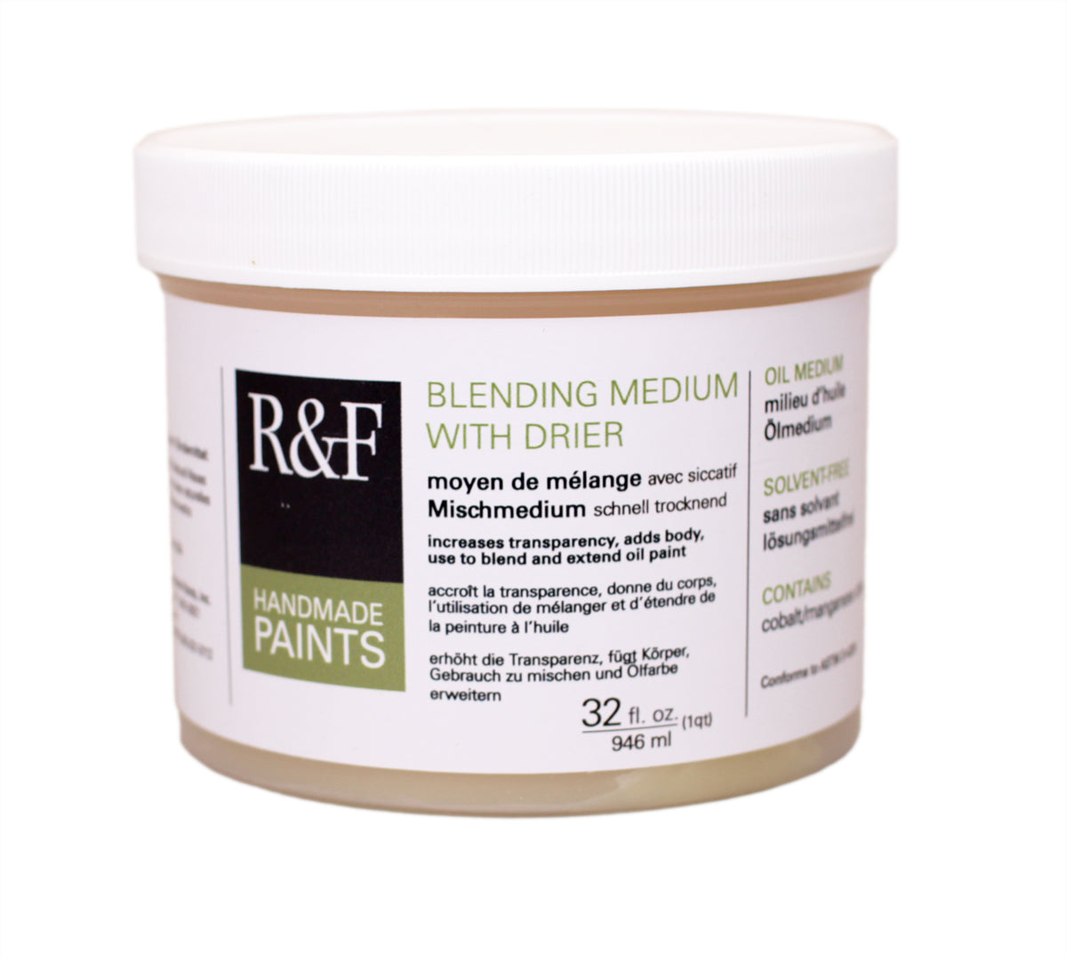 R&F Blending Medium with Drier 32oz