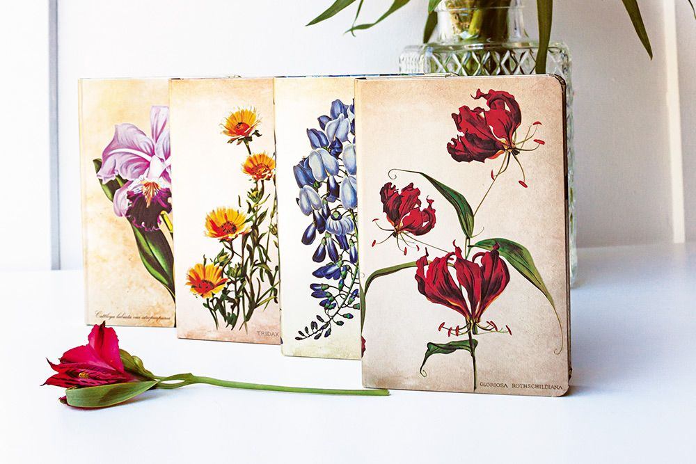 Paperblanks Blooming Wisteria Mini Hardback Journal – Lined, 176 Pages – design detail