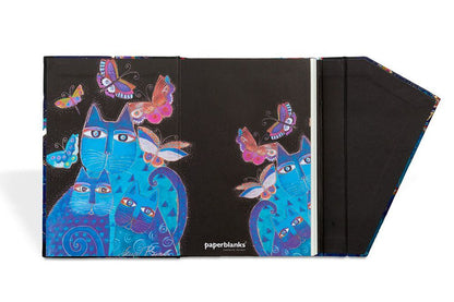 Paperblanks Blue Cats & Butterflies 500-Piece Jigsaw Puzzle – design detail