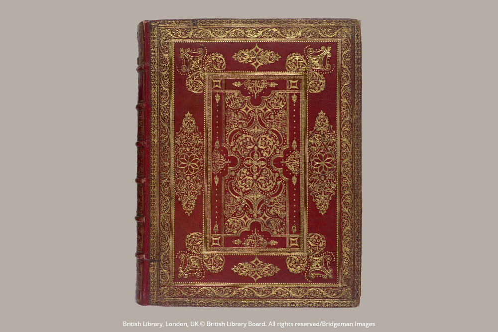 Paperblanks Blue Luxe Mini Hardback Journal – Lined, 176 Pages – design detail