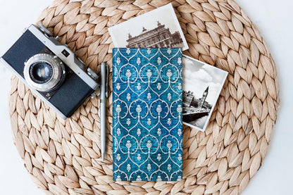 Paperblanks Blue Velvet Mini Hardback Journal – Lined, 176 Pages – design detail