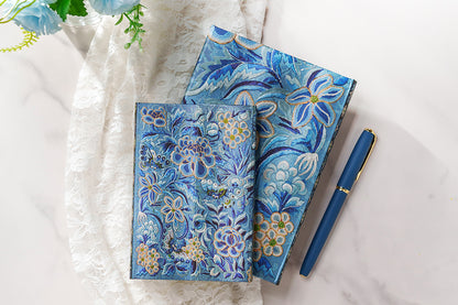 Paperblanks Blue Willow Ultra Hardback Journal – Plain, 144 Pages – design detail