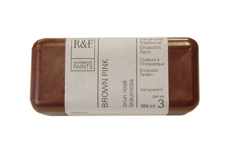 R&F Encaustic Paint 104ml – Brown Pink