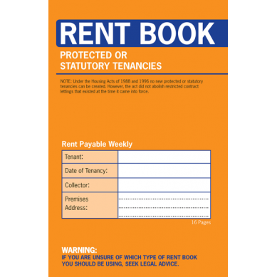 Tiger Rent Book – Protected Tenancy