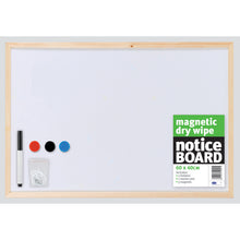 Tiger Magnetic Dry-Wipe Notice Board – 60 x 40cm
