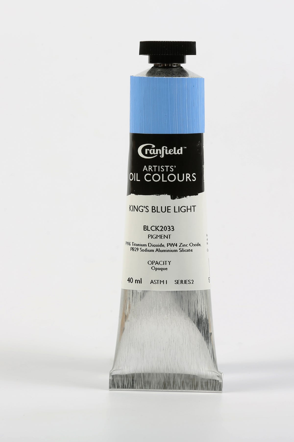 Cranfield Artists' Oil Colour 40ml – King's Blue Light (Series 2)