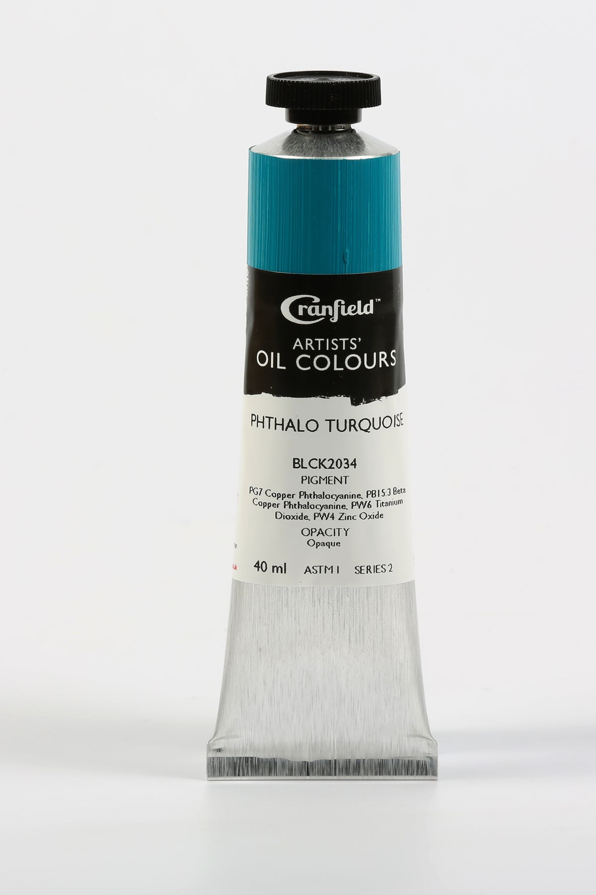 Cranfield Artists' Oil Colour 40ml – Phthalo Turquoise (Series 2)