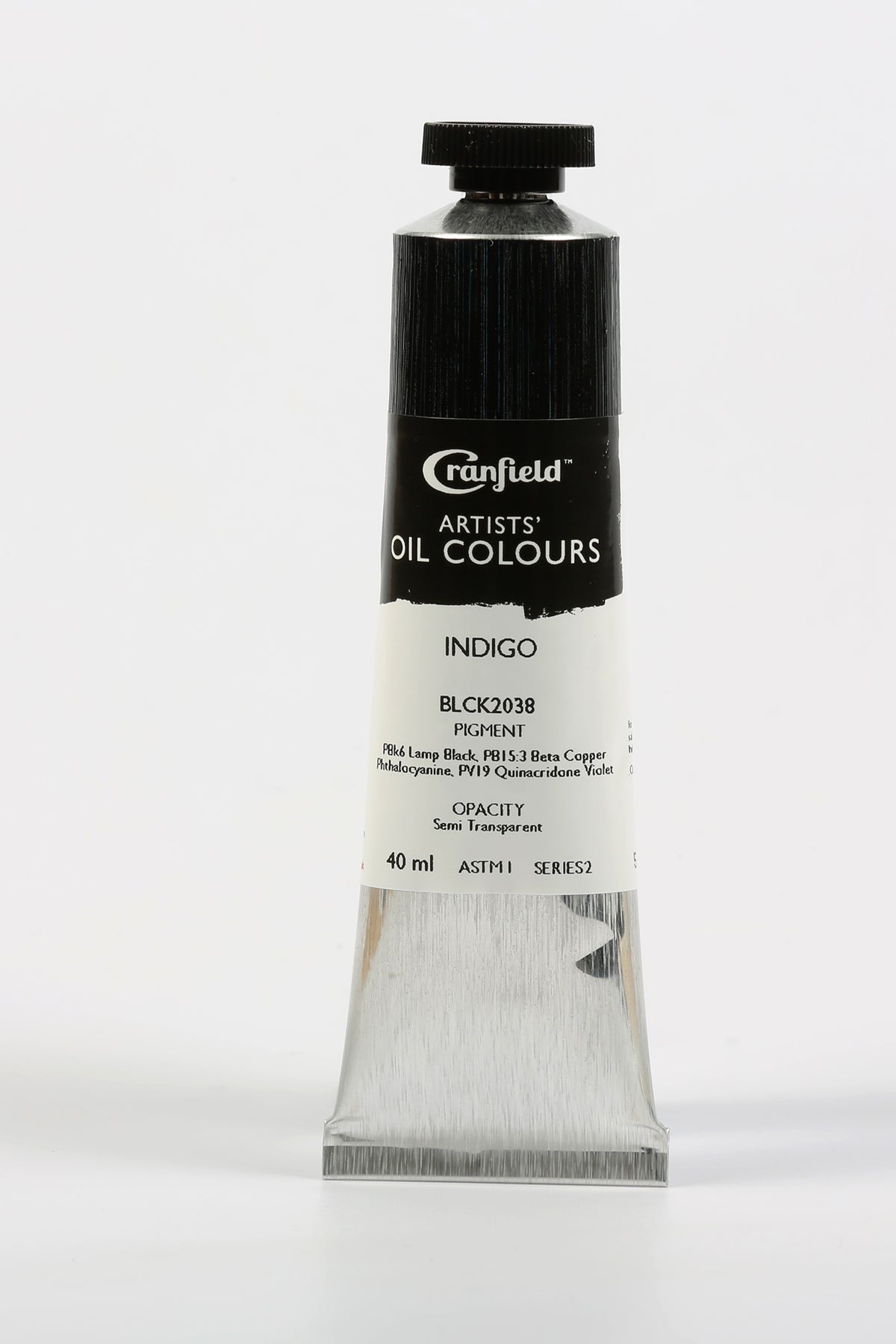 Cranfield Artists' Oil Colour 40ml – Indigo (Series 2)