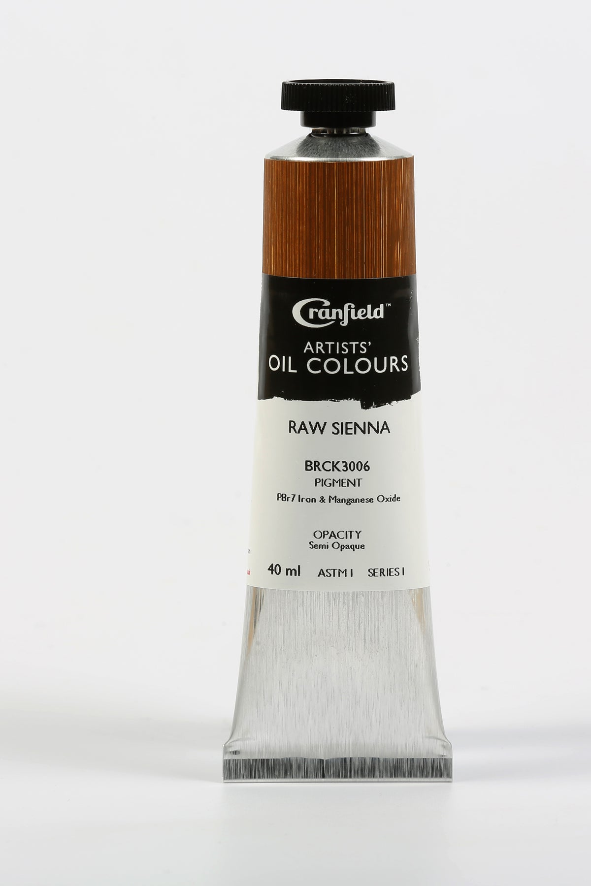 Cranfield Artists' Oil Colour 40ml – Raw Sienna (Series 1)