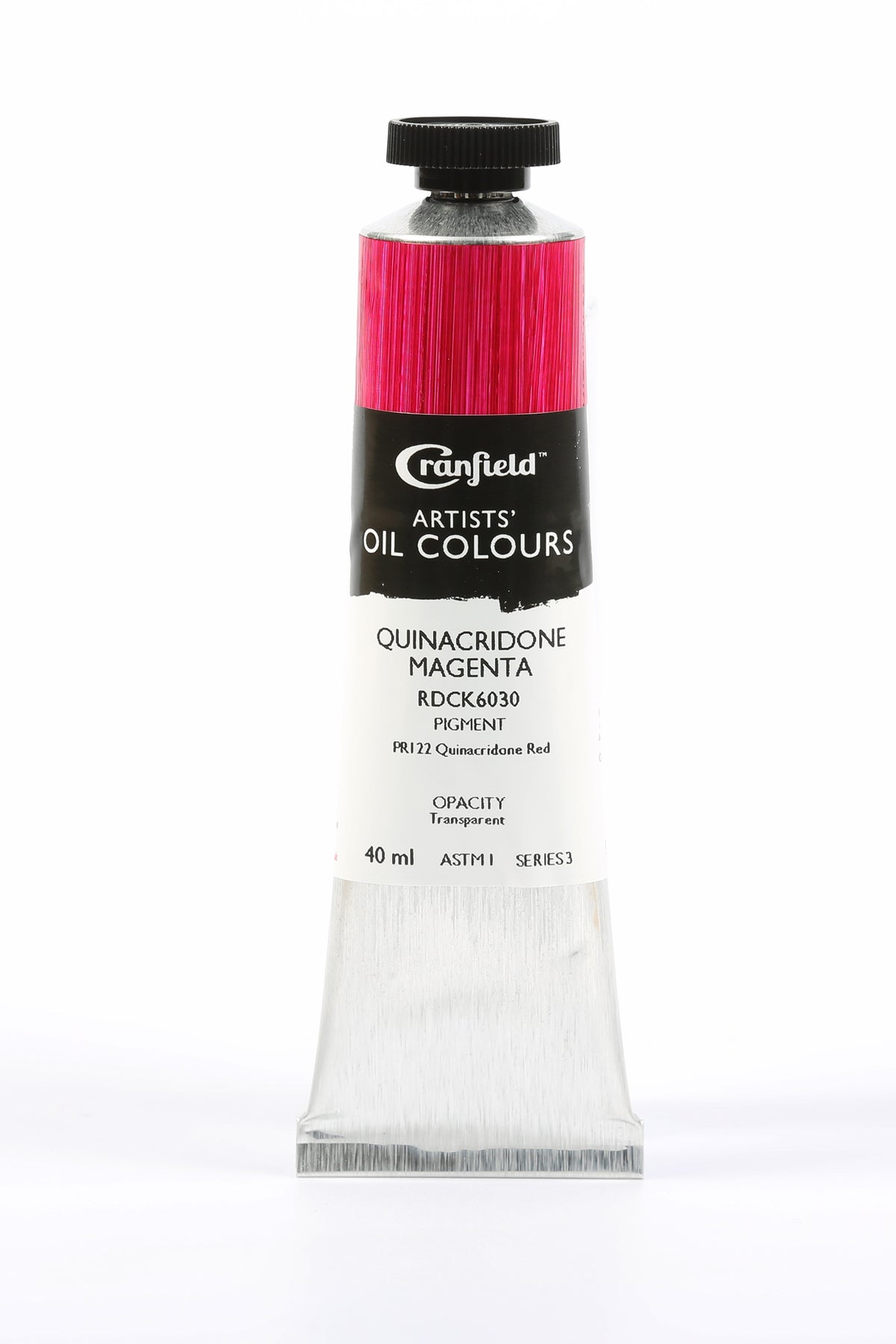 Cranfield Artists' Oil Colour 40ml – Quinacridone Magenta (Series 3)