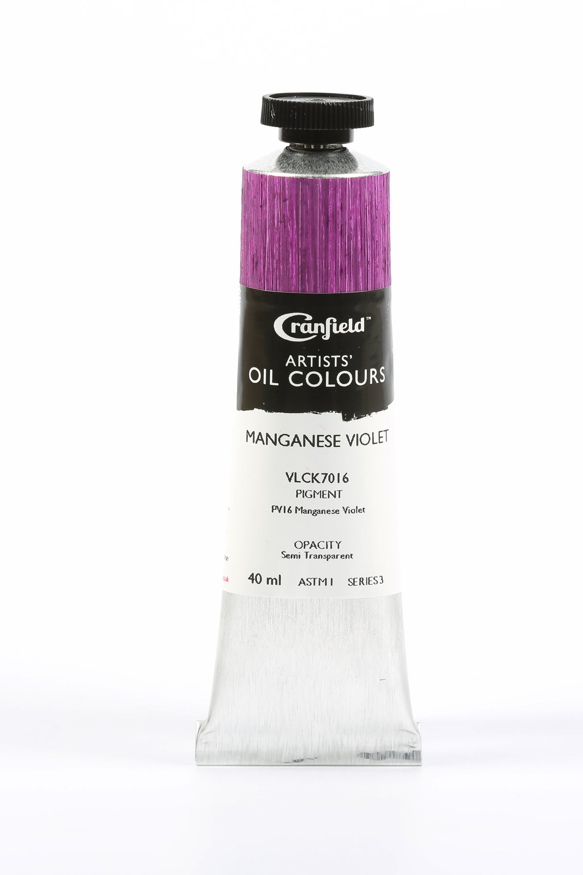 Cranfield Artists' Oil Colour 40ml – Manganese Violet (Series 3)