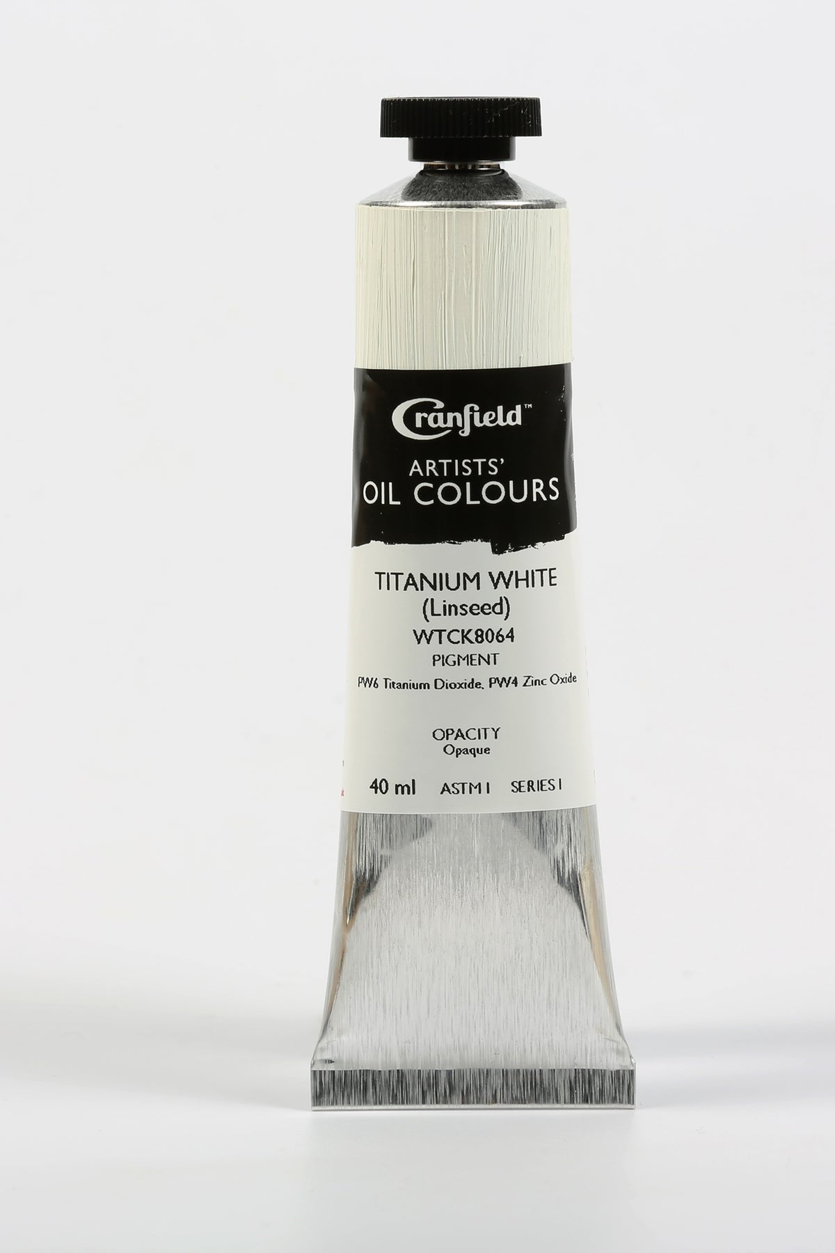 Cranfield Artists' Oil Colour 40ml – Titanium White (Linseed) (Series 1)