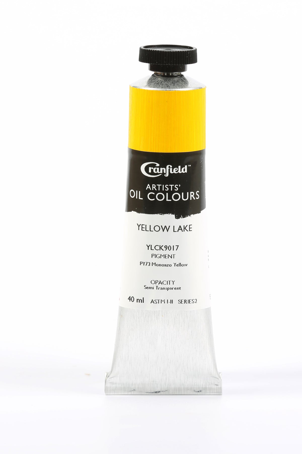 Cranfield Artists' Oil Colour 40ml – Yellow Lake (Series 2)