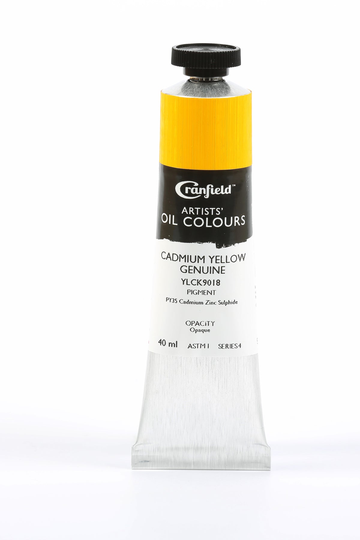 Cranfield Artists' Oil Colour 40ml – Cadmium Yellow Genuine (Series 4)