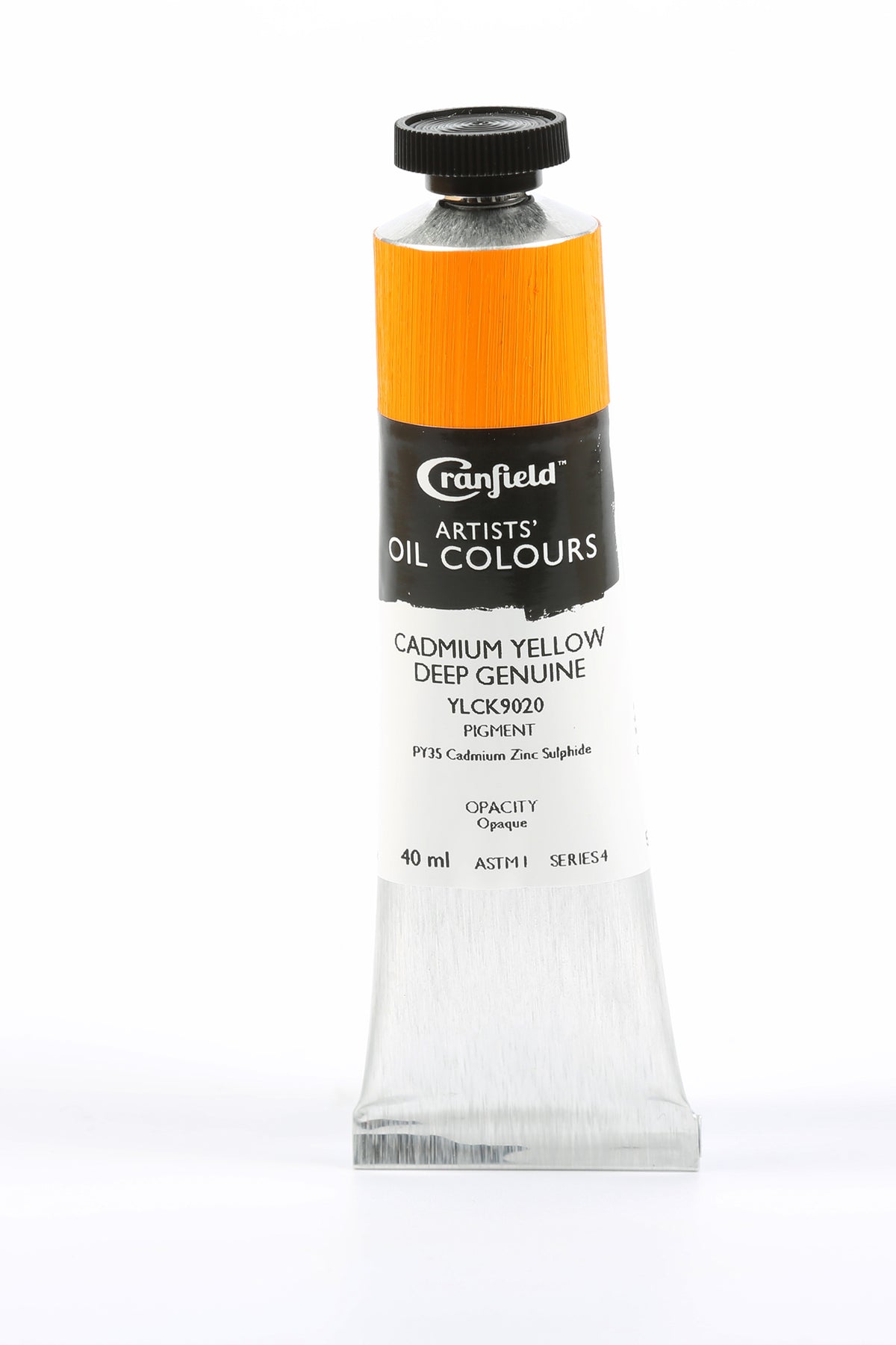 Cranfield Artists' Oil Colour 40ml – Cadmium Yellow Deep Genuine (Series 4)