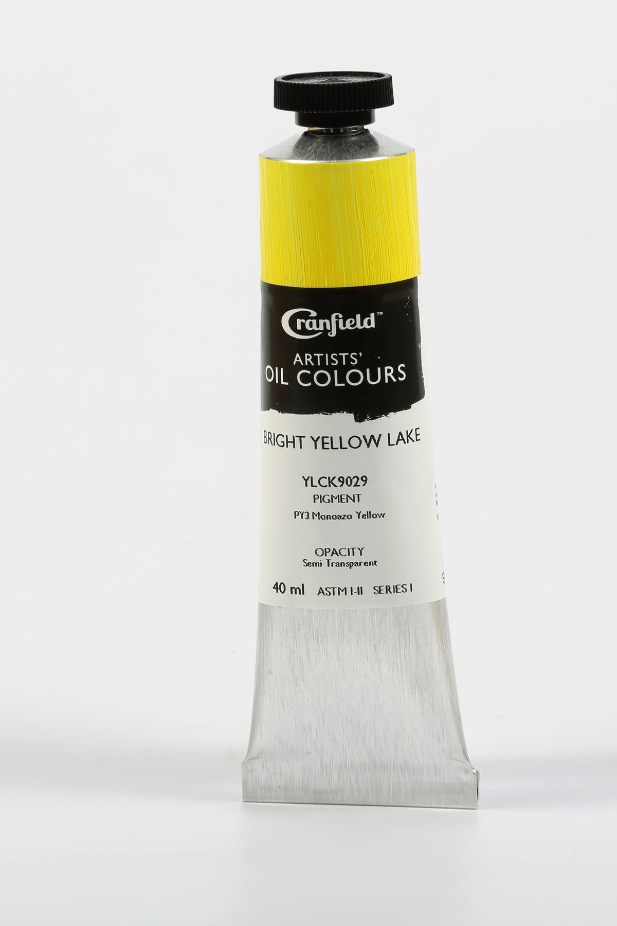 Cranfield Artists' Oil Colour 40ml – Bright Yellow Lake (Series 1)
