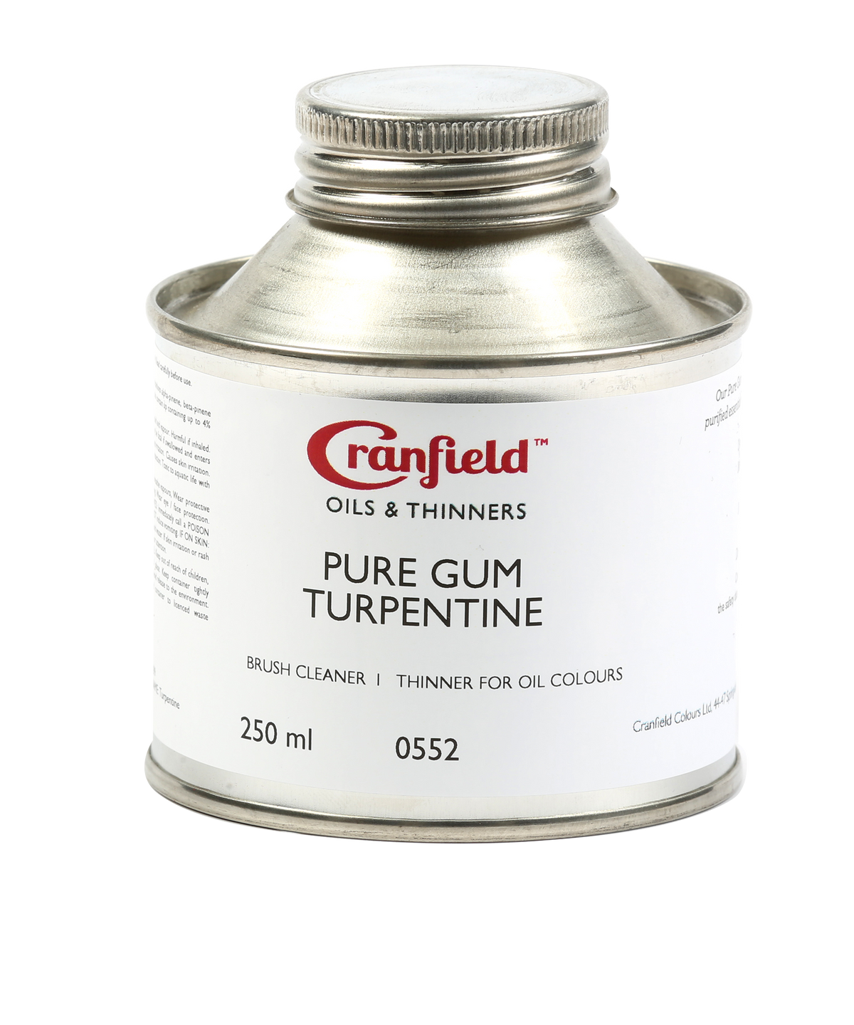 Cranfield Pure Gum Turpentine 250ml