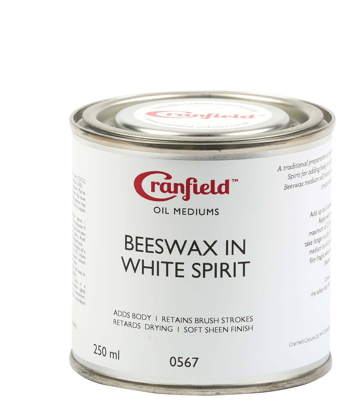 Cranfield Solution of Beeswax in White Spirit 250ml