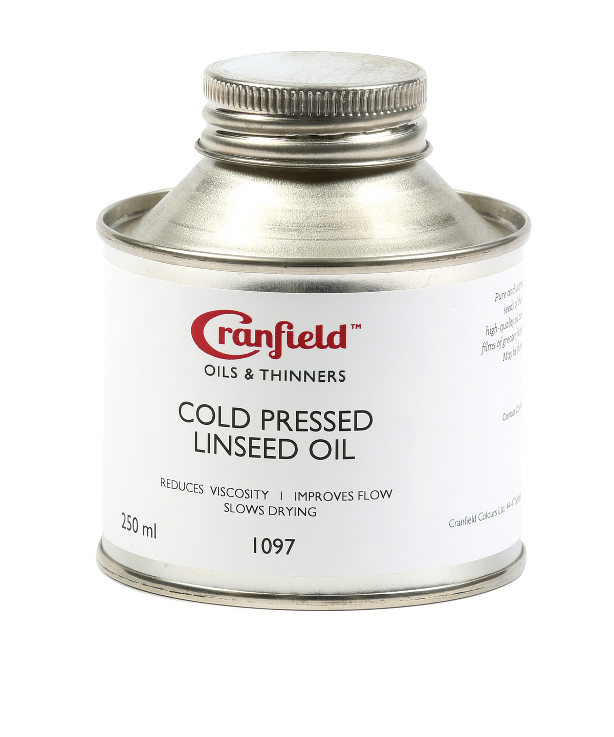 Cranfield Cold Pressed Linseed Oil 250ml