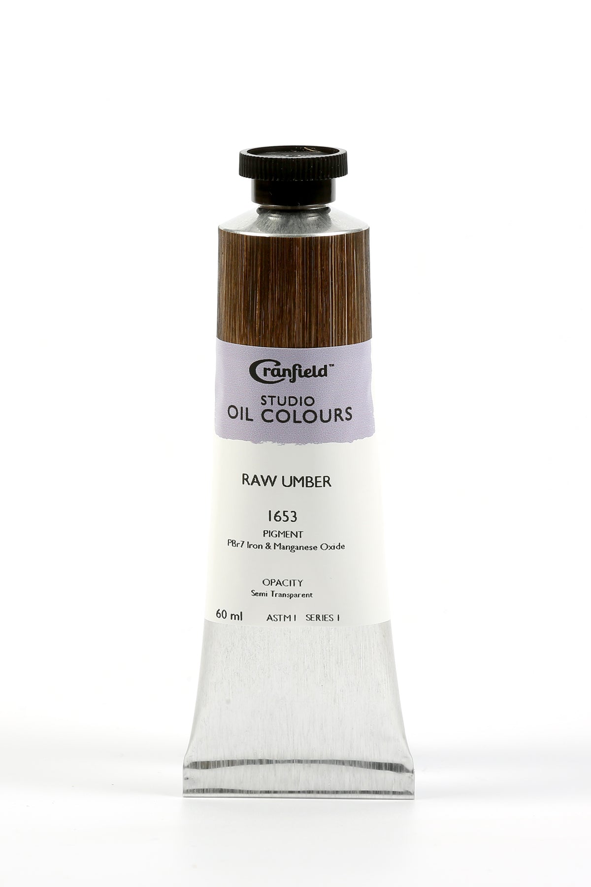 Cranfield Studio Oil Colour 60ml Tube – Raw Umber (Series 1)