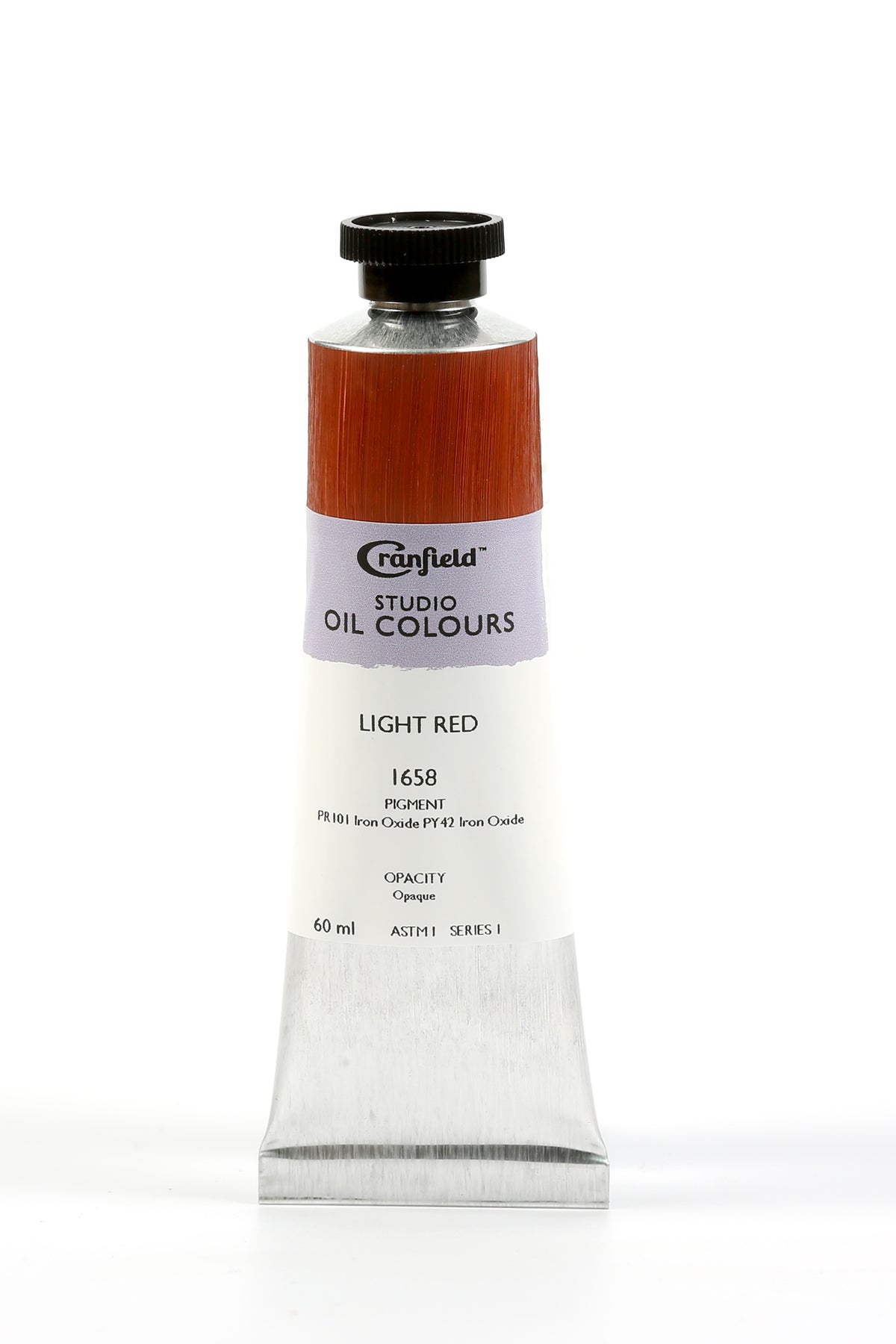 Cranfield Studio Oil Colour 60ml Tube – Light Red (Series 1)