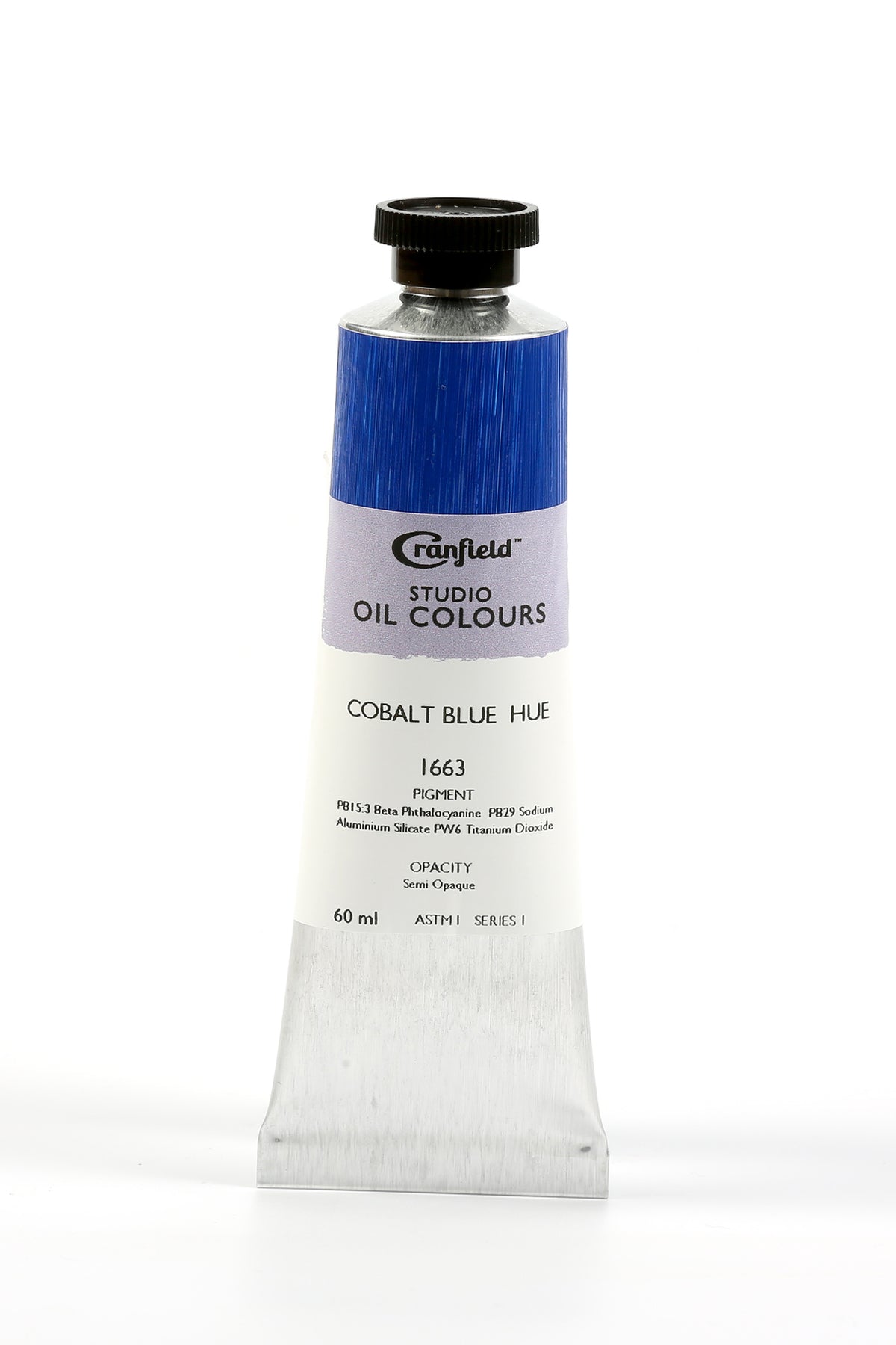 Cranfield Studio Oil Colour 60ml Tube – Cobalt Blue Hue (Series 1)