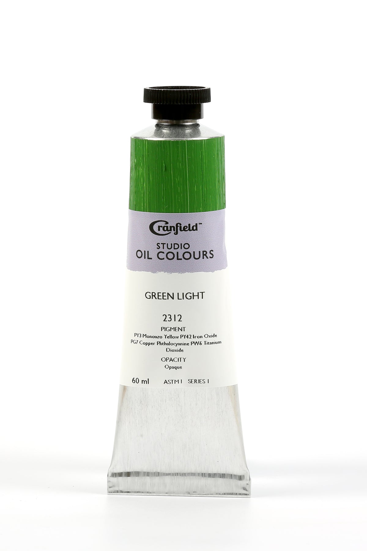 Cranfield Studio Oil Colour 60ml Tube – Green Light (Series 1)