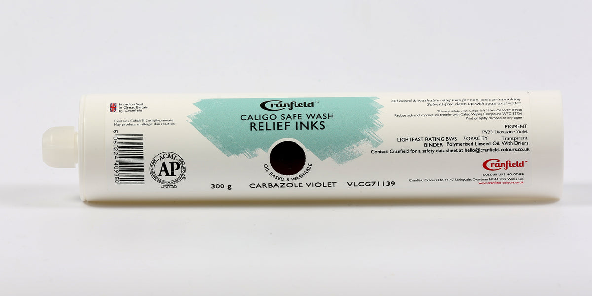 Cranfield Caligo Safe Wash Relief Ink 300g Cartridge – Carbazole Violet