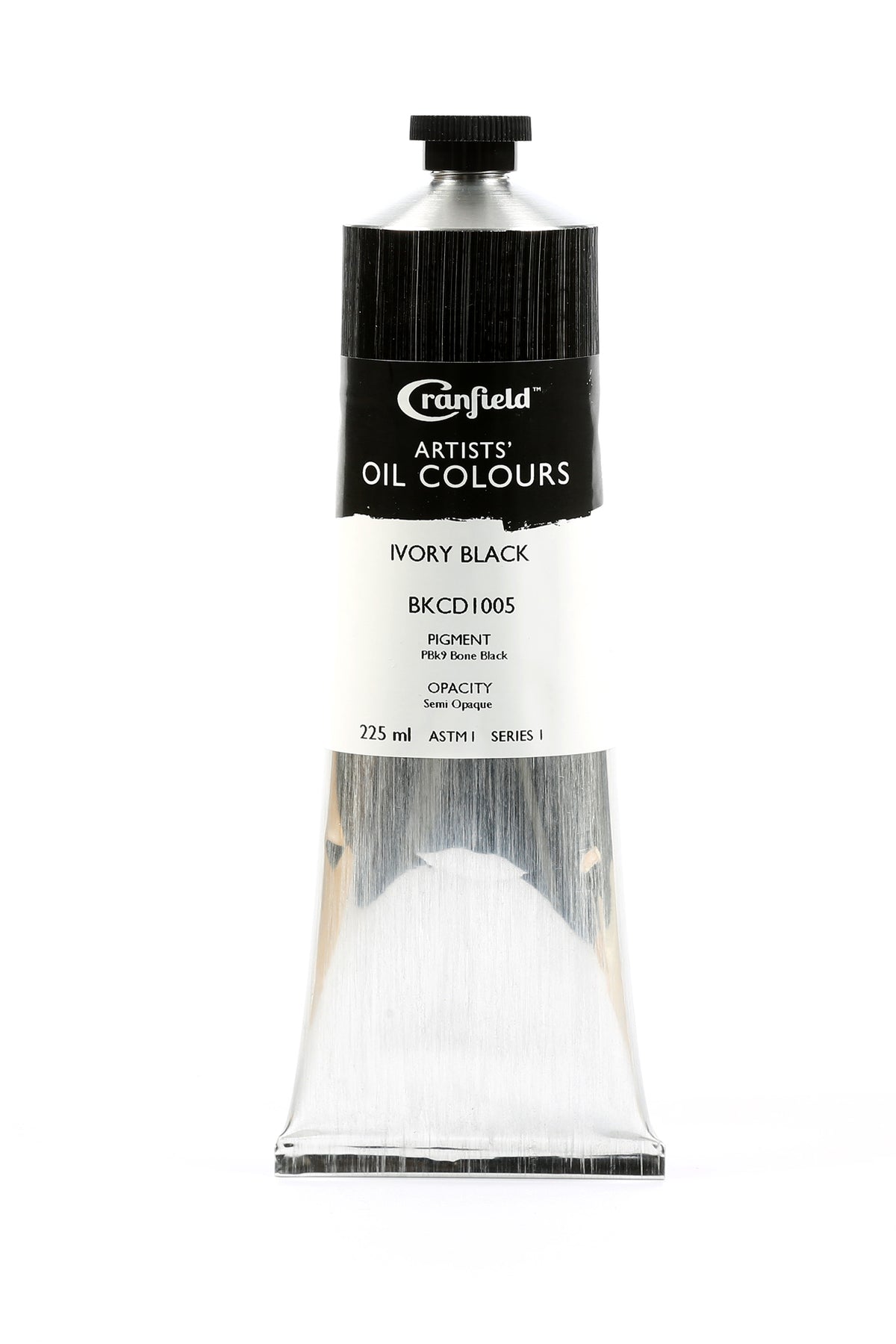 Cranfield Artists' Oil Colour 225ml – Ivory Black (Series 1)
