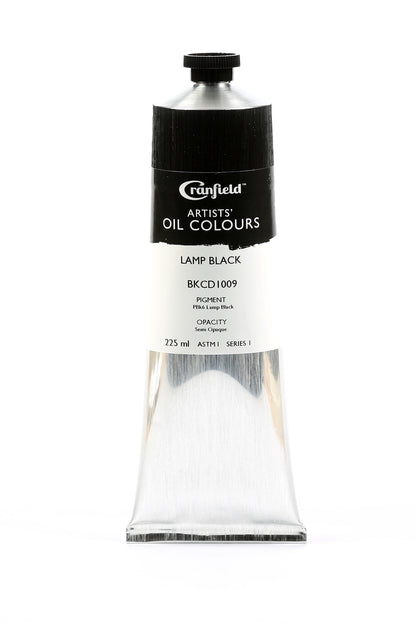 Cranfield Artists' Oil Colour 40ml – Lamp Black (Series 1)
