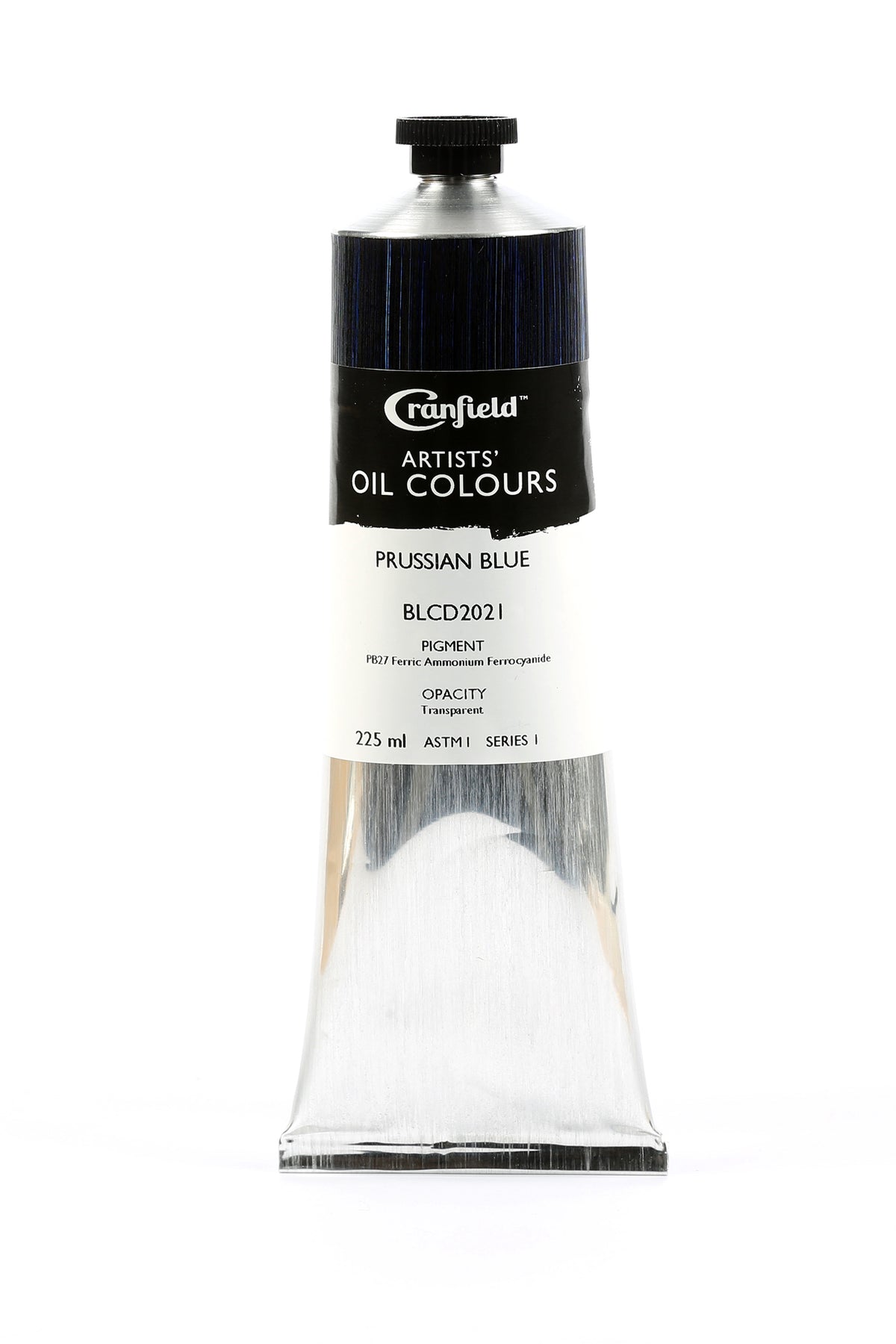 Cranfield Artists' Oil Colour 225ml – Prussian Blue (Series 1)