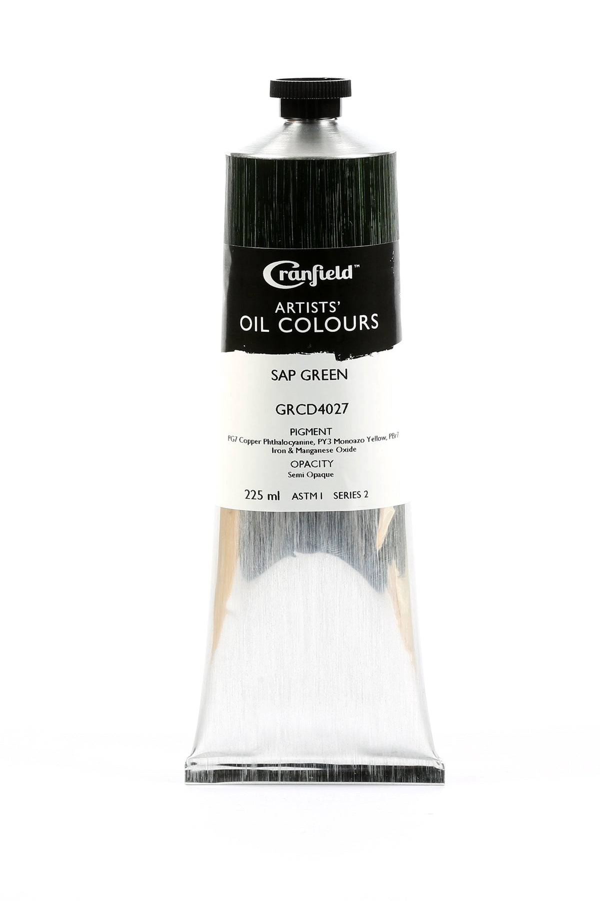 Cranfield Artists' Oil Colour 225ml – Sap Green (Series 2)