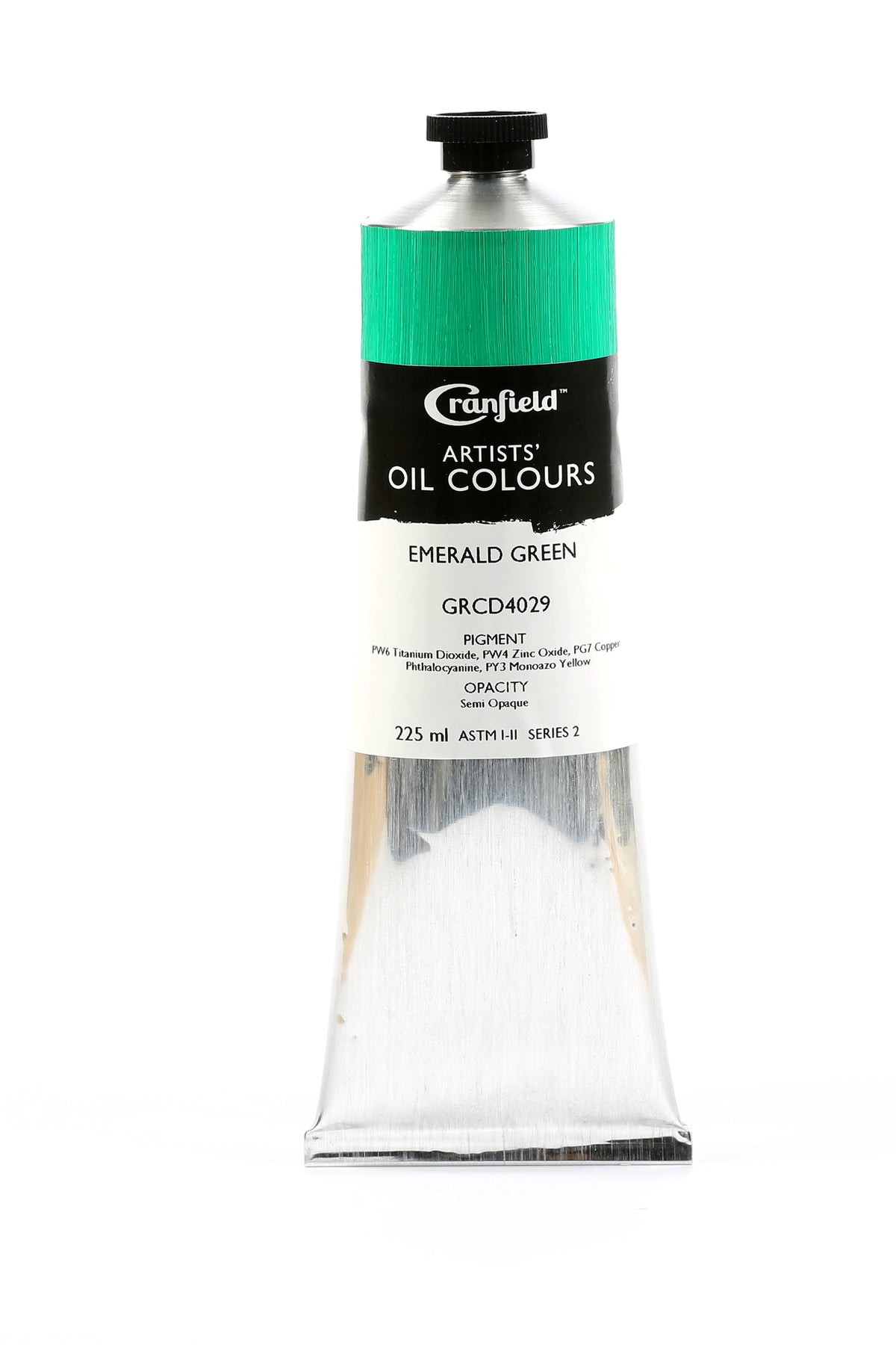 Cranfield Artists' Oil Colour 40ml – Emerald Green (Series 2)